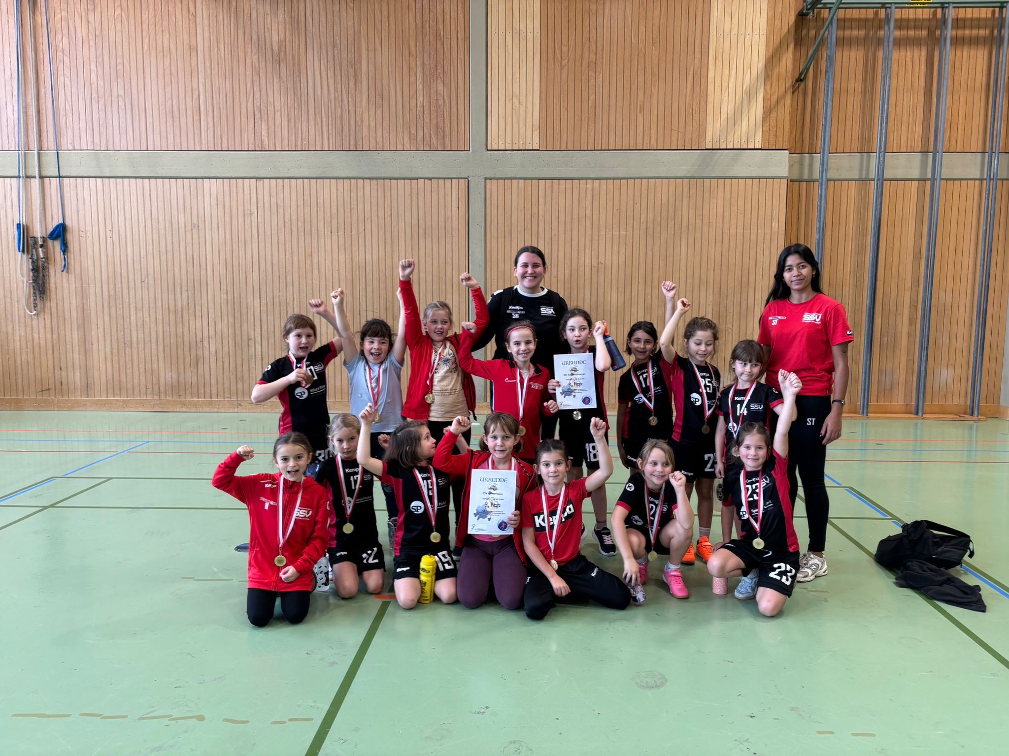 U8-Girls überzeugen in Lauterach
