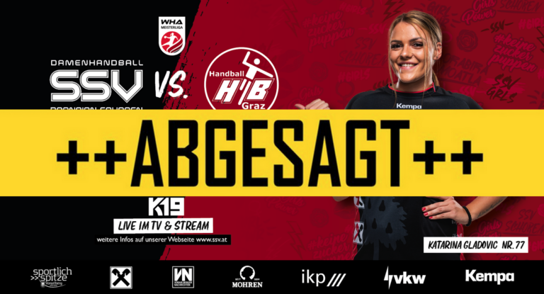 HEIMSPIEL GEGEN GRAZ VERSCHOBEN!